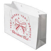 デムレクリスマスコケットの美学 ラージペーパーバッグ (裏面アングル)