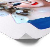 デムレサザンベルヘッド花瓶ボンネットレディ ポスター (角)