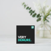 デムレ スクエア名刺 (スタンド正面)