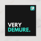 デムレ スクエア名刺 (正面)