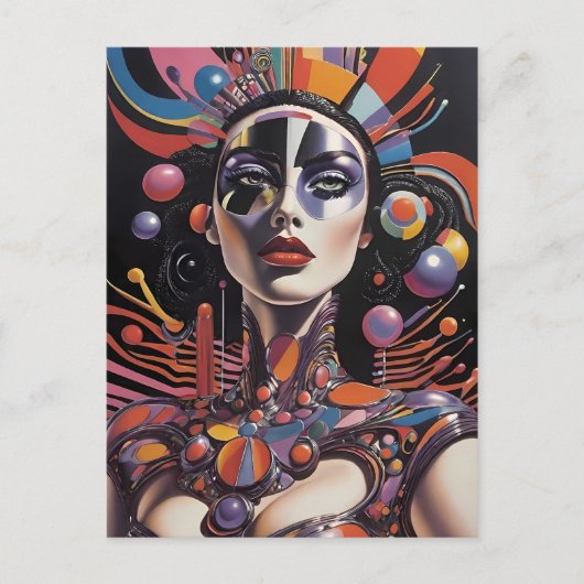 デムレAF - Ken Gage Surreal Art ポストカード (正面)