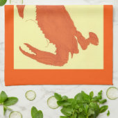 デメリーランド ヴァージニア カニのレシピ キッチンタオル (折り畳み)