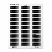 デメージグレートレンディーモダンプロフェッショナルエレガント ラベル (フルシート)