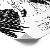 デメーターカラーリングページプリント ポスター (角)