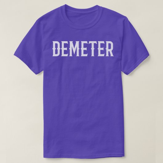 デメーターコスメ Tシャツ (デザイン正面)