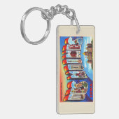 デモインアイオワIAヴィンテージラージレター キーホルダー (正面左)