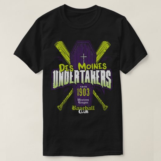 デモインズ葬儀社 Tシャツ (デザイン正面)