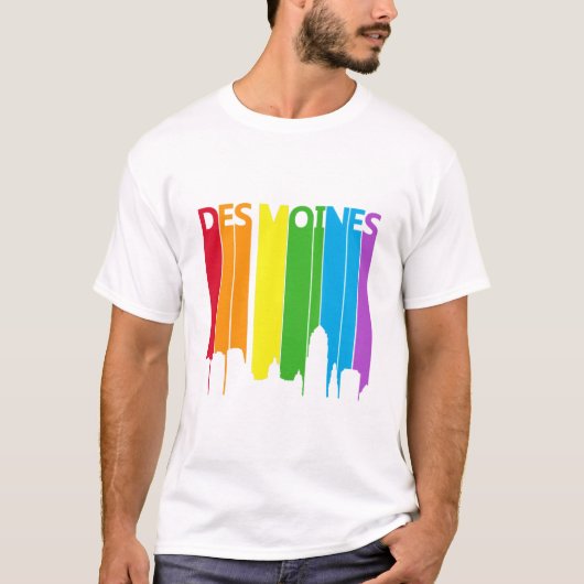 デモインレインボー Tシャツ (正面)