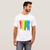 デモインレインボー Tシャツ (正面フル)