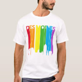 デモインレインボーTシャツ Tシャツ (正面)