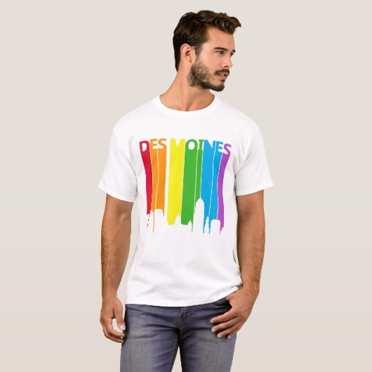 デモインレインボーTシャツ Tシャツ (正面フル)