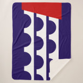 デモイン国旗（アイオワ市） シェルパブランケット (正面)