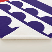 デモイン国旗（アイオワ市） シェルパブランケット (3/4)