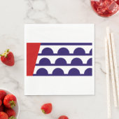 デモイン国旗（アイオワ市） スタンダードランチョンナプキン (インサイチュ)