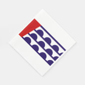 デモイン国旗（アイオワ市） スタンダードランチョンナプキン (角)