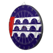 デモイン国旗（アイオワ市） ダーツボード (正面右)