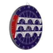 デモイン国旗（アイオワ市） ダーツボード (正面左)