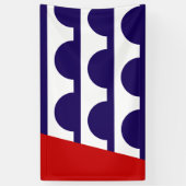 デモイン国旗（アイオワ市） 横断幕 (縦)