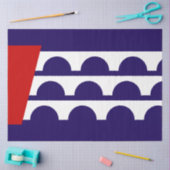 デモイン国旗（アイオワ市） 薄葉紙 (クラフト)