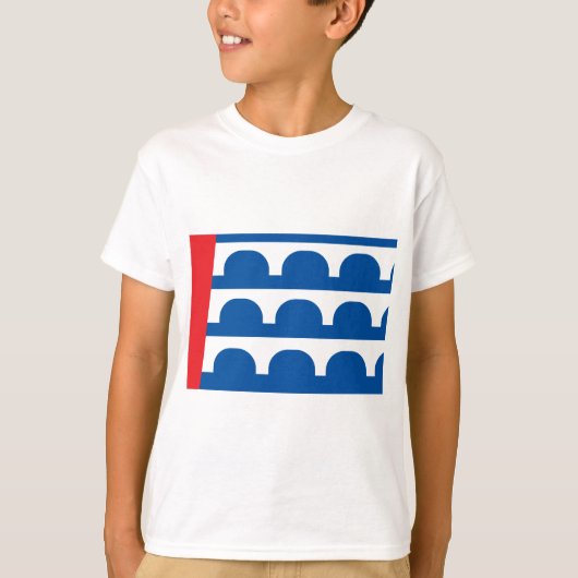 デモイン市旗 Tシャツ (正面)