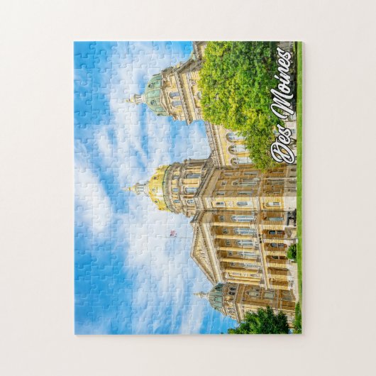 デモイン、アイオワ統一された州 ジグソーパズル (縦)