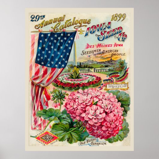デモイン、アイオワ1899 ポスター (正面)
