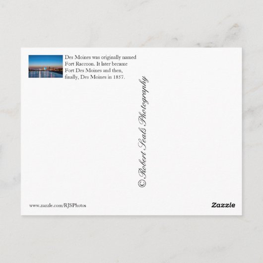 デモイン ポストカード (裏面)