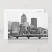 デモインB&W ポストカード (正面/裏面)