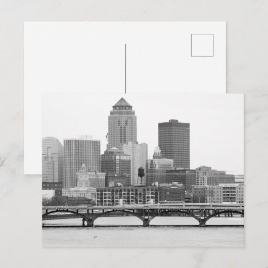 デモインB&W ポストカード (正面/裏面)