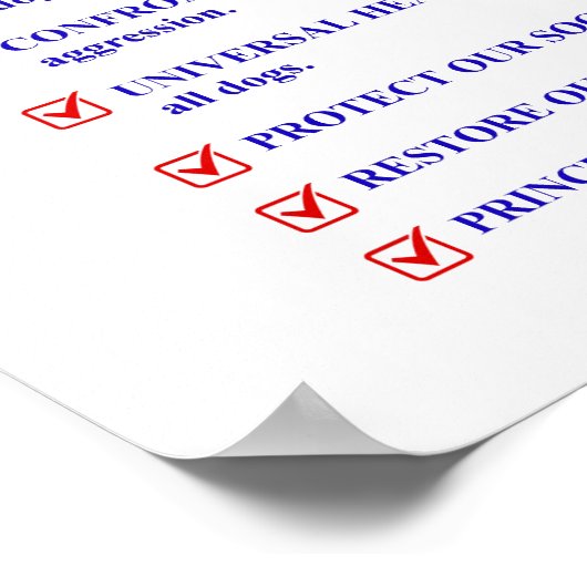 デモカティックパーティーおもしろいプラットフォーム ポスター (角)