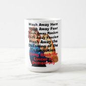 デモクラシーのコーヒーマグを持ち帰る コーヒーマグカップ (中央)