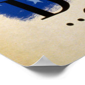 デモクラシー未編集ヴィンテージ写真Old Eutiful Pi ポスター (角)