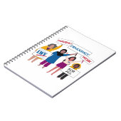 デモクラシー・ワーク・スパイラル・ノートブックの作成 ノートブック (左側)