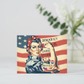 デモクラシ保護ー/Itはがき ポストカード (スタンド正面)