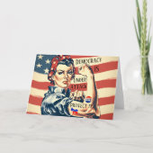 デモクラシ保護ー/Itグリーティングカード カード (正面)