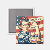 デモクラシ保護ー/Itマグネット マグネット (正面/裏面)