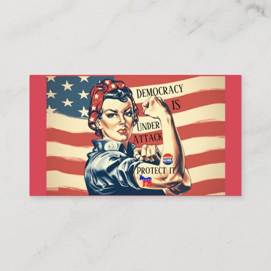 デモクラシ保護ー/It名刺 名刺 (裏面)