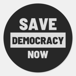 デモクラシ救ョンナウのシール ラウンドシール