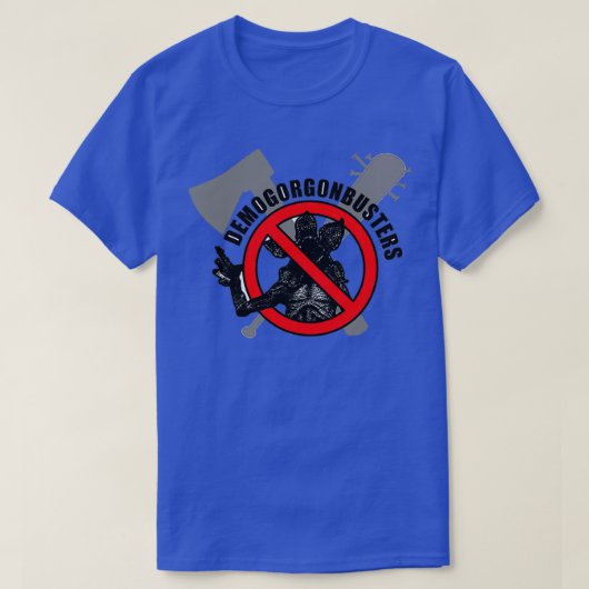 デモゴルゴンバスターズ Tシャツ (デザイン正面)