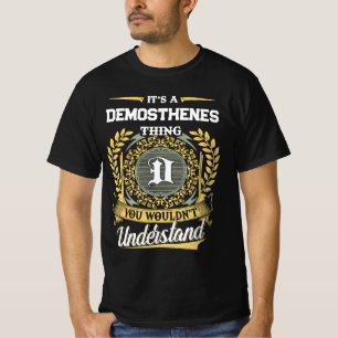 デモステネス好きにしかわからない Tシャツ