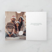 デモダンコ |写真エレガント付き緑 シーズンカード (内部)