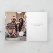 デモダンコ |写真エレガント付き黒 シーズンカード (内部)