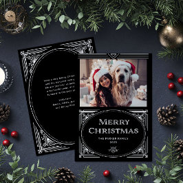 デモダンコ |写真エレガント付き黒 シーズンカード