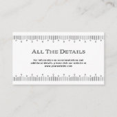 デモダンコ |白黒の結婚詳細 エンクロージャーカード (正面)