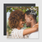 デモダンートカミニマルードを保存する田舎の写真 マグネット招待状 (正面/裏面)