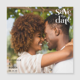 デモダンートカミニマルードを保存する田舎の写真 マグネット招待状