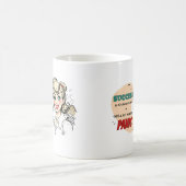 デモティおもしろいバルサッシーヴィンテージ主婦レトロ コーヒーマグカップ (中央)