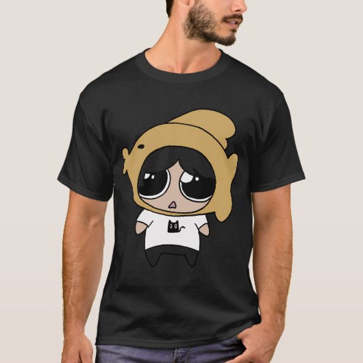 デモニア カワイイ 魚 Tシャツ (正面)