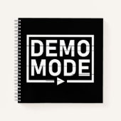 デモモードオーディオV2 ノートブック (正面)