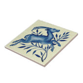 デモルガンハンドブルーアンテ色彩の鮮やかロープアンティークレプロ タイル (側面)